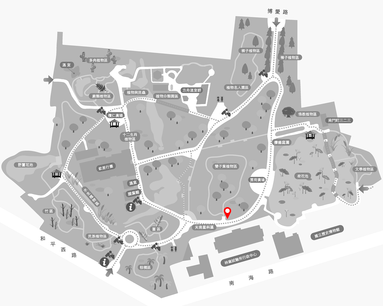 火棘的植栽位置圖